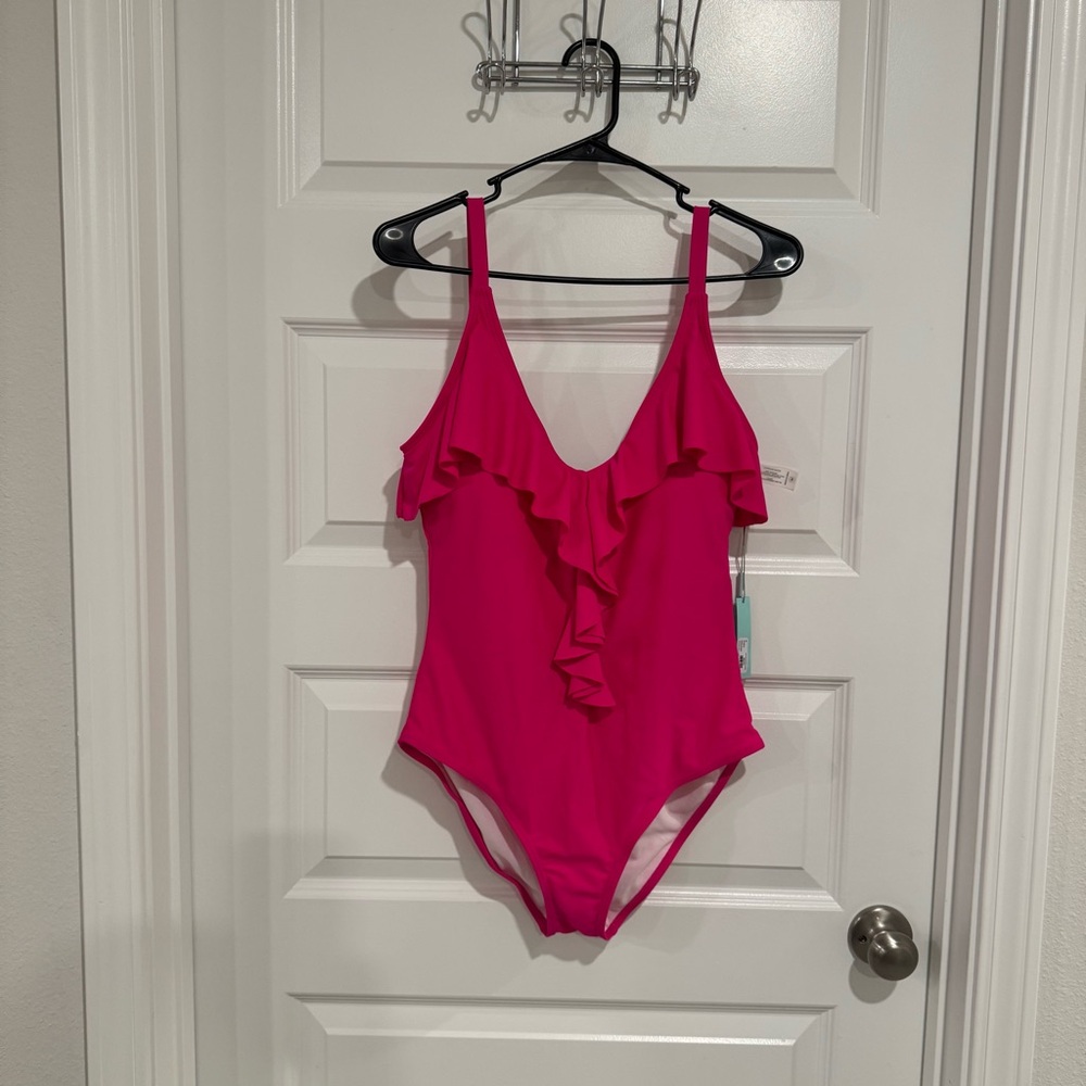Hot Pink One Piece Swimsuit